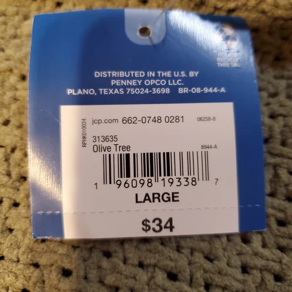 NWT | Arizona olive tree super soft crop knit sweater - Picture 2 of 2